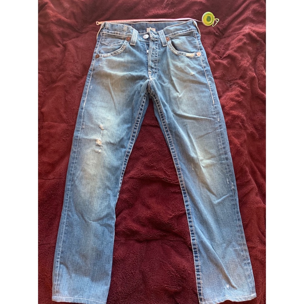 True Religion Jeans Marco Big T row 28 x seat 33😎